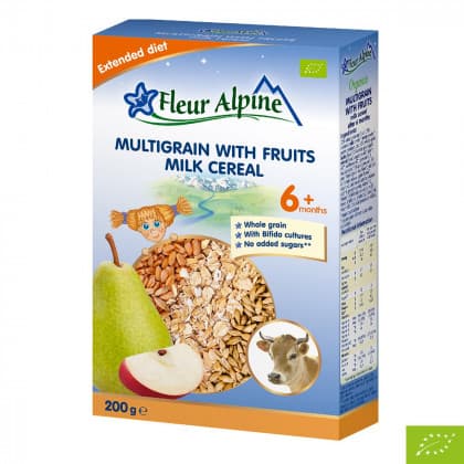 Каша молочна мультизлаковая с фруктами 200г Fleur Alpine 200г 1184037 Каша молочна мультизлаковая с фруктами 200г Fleur Alpine 200г 1184037