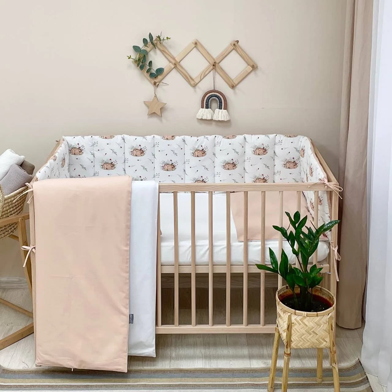 Постельный комплект Маленькая Соня Baby Dream Олененок 6ед 0203425 фото 2 Постельный комплект Маленькая Соня Baby Dream Олененок 6ед 0203425 фото 2