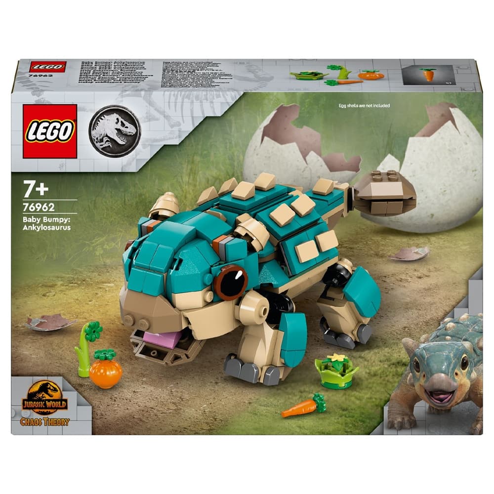 Конструктор Lego Jurassic World Малыш Бампи: Анкилозавр 358дет 76962 Конструктор Lego Jurassic World Малыш Бампи: Анкилозавр 358дет 76962