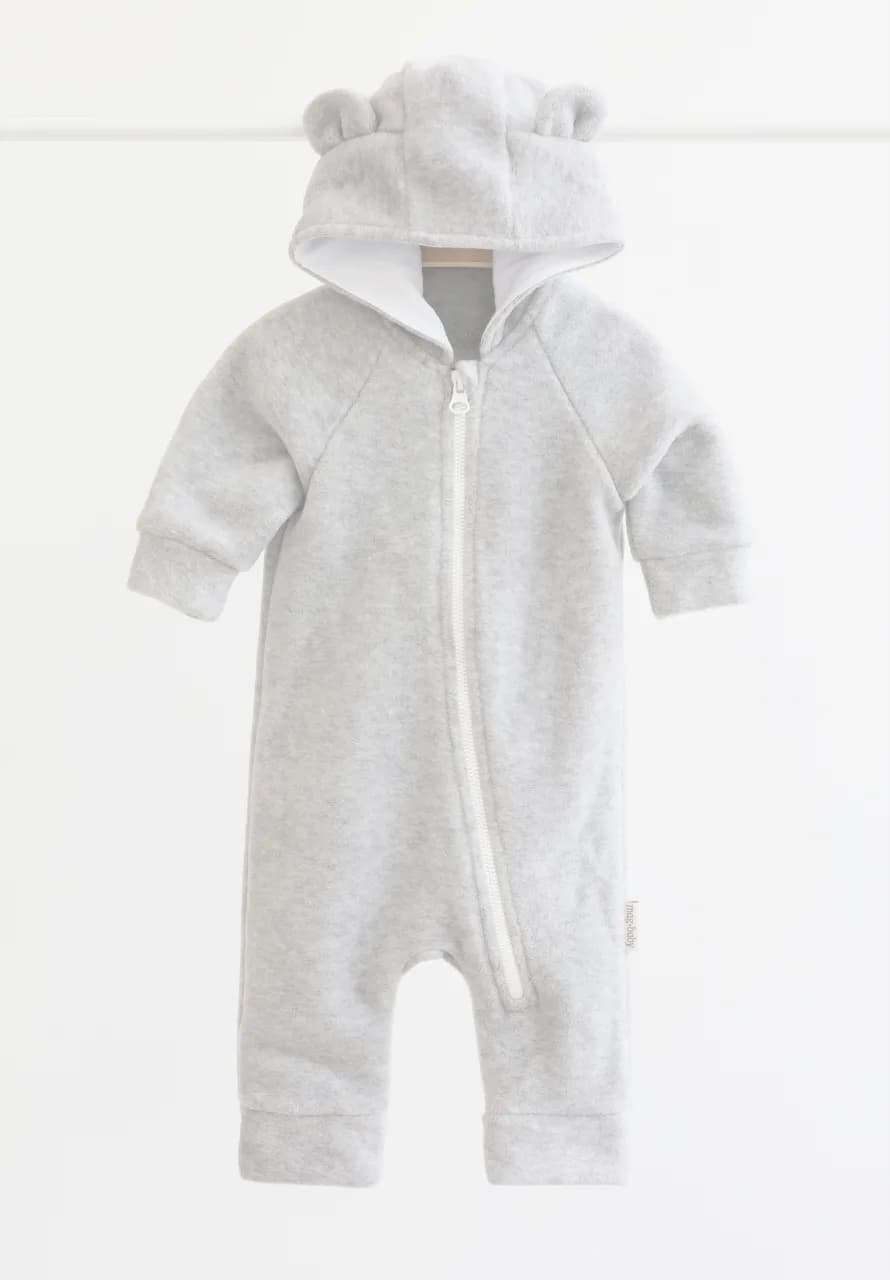 Комбинезон для новорожденных "Bear" Magbaby 120627 -серый фото 2 Комбинезон для новорожденных "Bear" Magbaby 120627 -серый фото 2