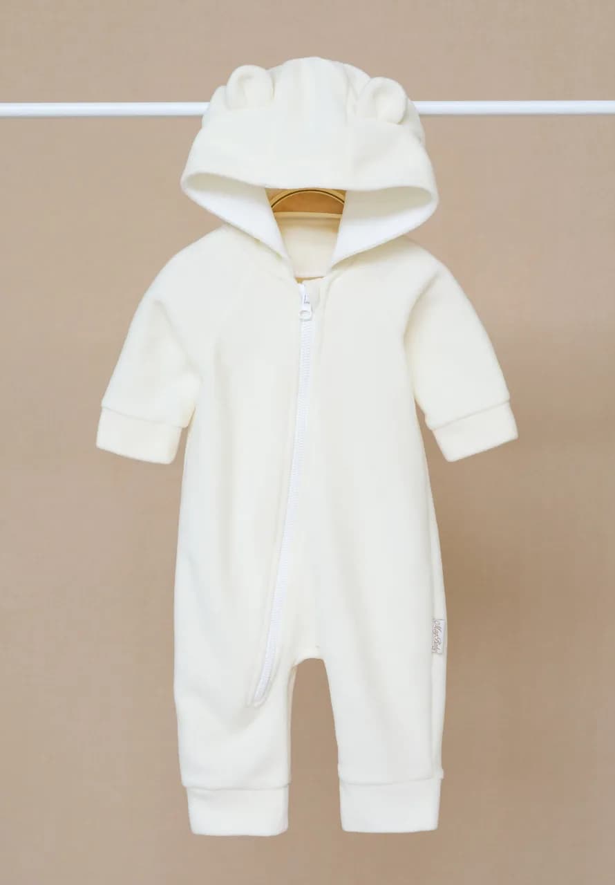 Комбинезон для новорожденных "Bear" Magbaby 120632 -молочный фото 2 Комбинезон для новорожденных "Bear" Magbaby 120632 -молочный фото 2