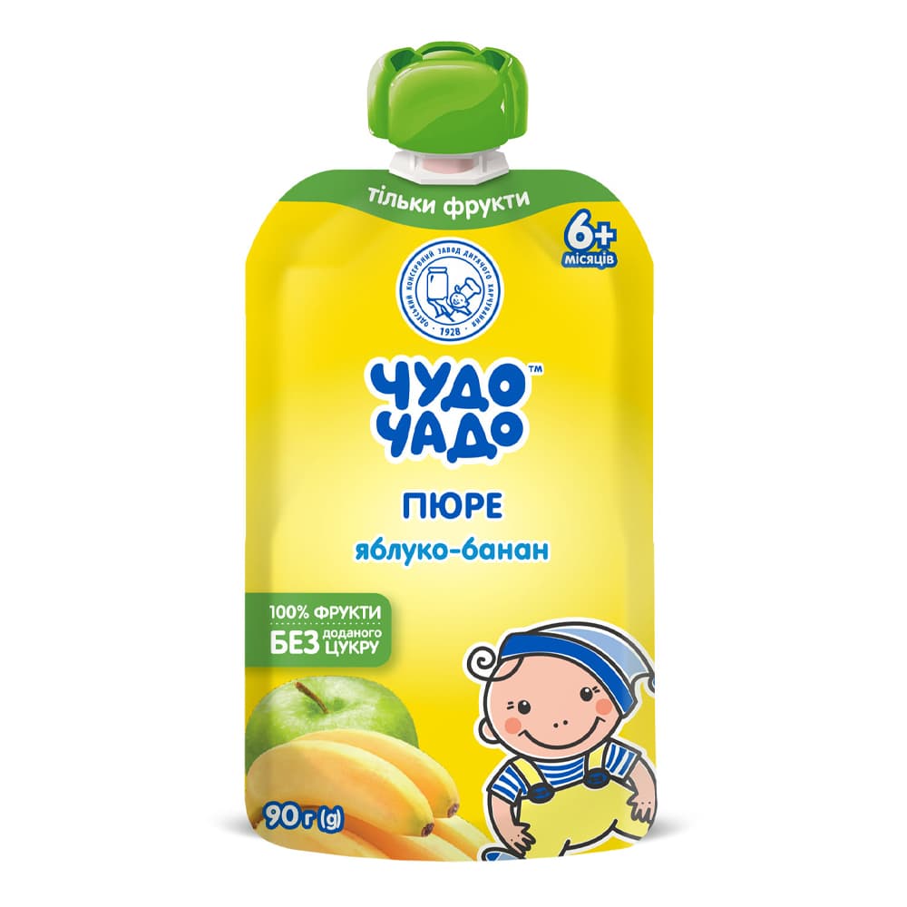 Пюре яблоко, банан Чудо-Чадо 90г 7022210