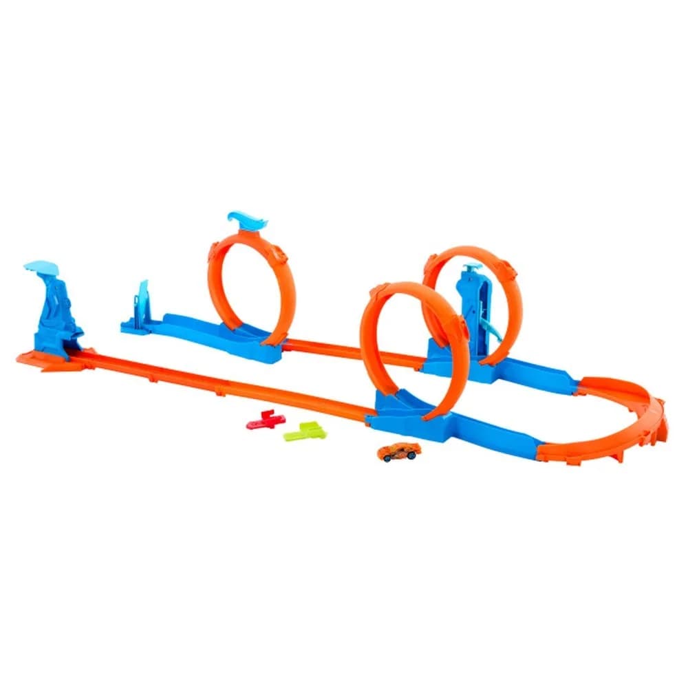 Трек Hot Wheels Потрійна петля JDW39 фото 5 Трек Hot Wheels Потрійна петля JDW39 фото 5