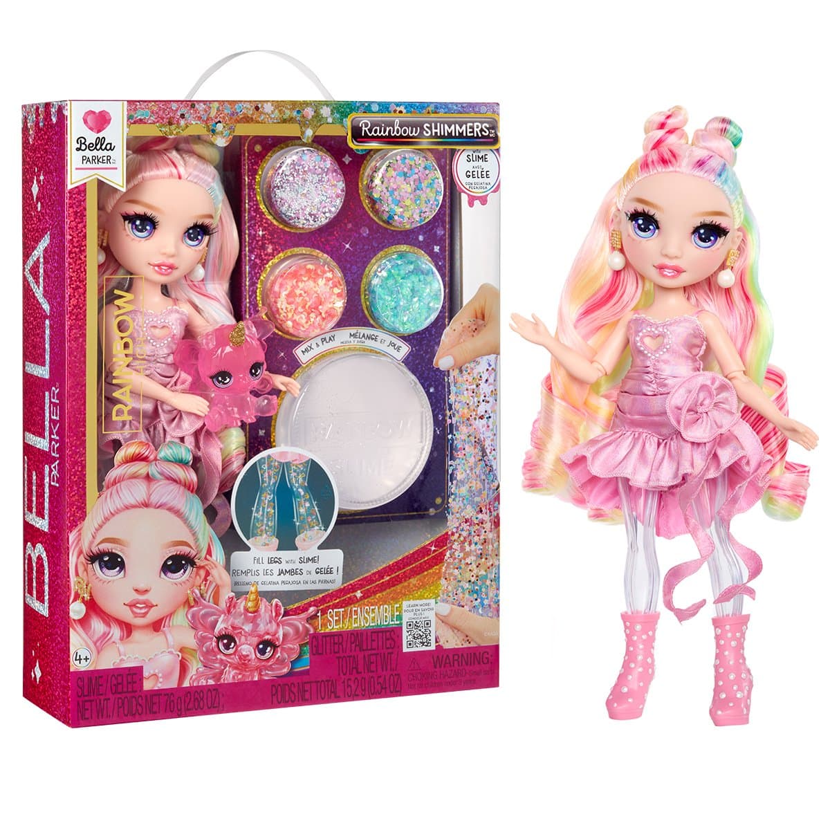 Игровой набор с куклой Rainbow High Rainbow Shimmers Белла 122401 Игровой набор с куклой Rainbow High Rainbow Shimmers Белла 122401
