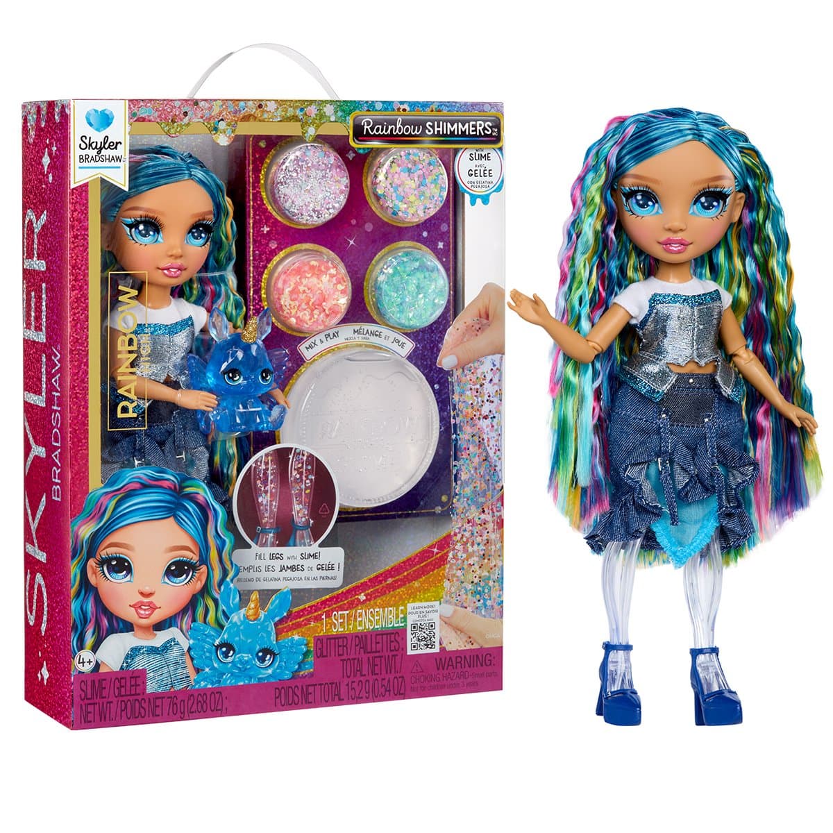 Ігровий набір з лялькою Rainbow High Rainbow Shimmers Скайлер 122418 Ігровий набір з лялькою Rainbow High Rainbow Shimmers Скайлер 122418