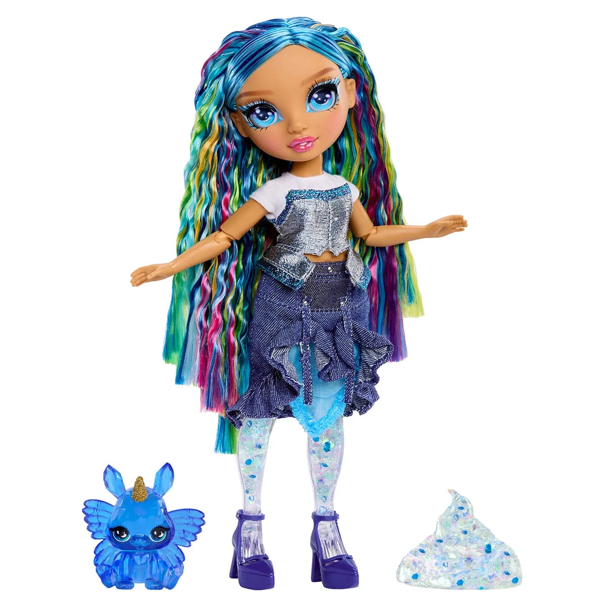 Ігровий набір з лялькою Rainbow High Rainbow Shimmers Скайлер 122418 фото 4 Ігровий набір з лялькою Rainbow High Rainbow Shimmers Скайлер 122418 фото 4