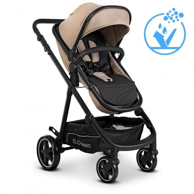 Коляска-трансформер 2в1 El Camino Alliance ME 1069 Denim Beige фото 4