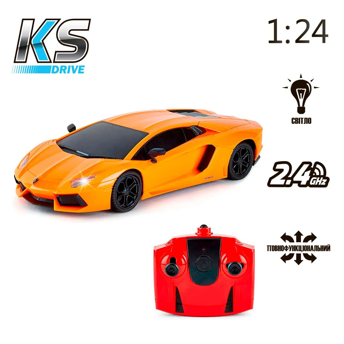 Машина на р/у KS Drive Lamborghini Aventador LP 700-4 124GLBO фото 6 Машина на р/у KS Drive Lamborghini Aventador LP 700-4 124GLBO фото 6