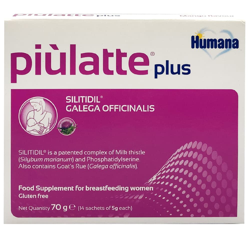 Добавка дієтична Humana Piulatte Plus 70г 529503 Добавка дієтична Humana Piulatte Plus 70г 529503