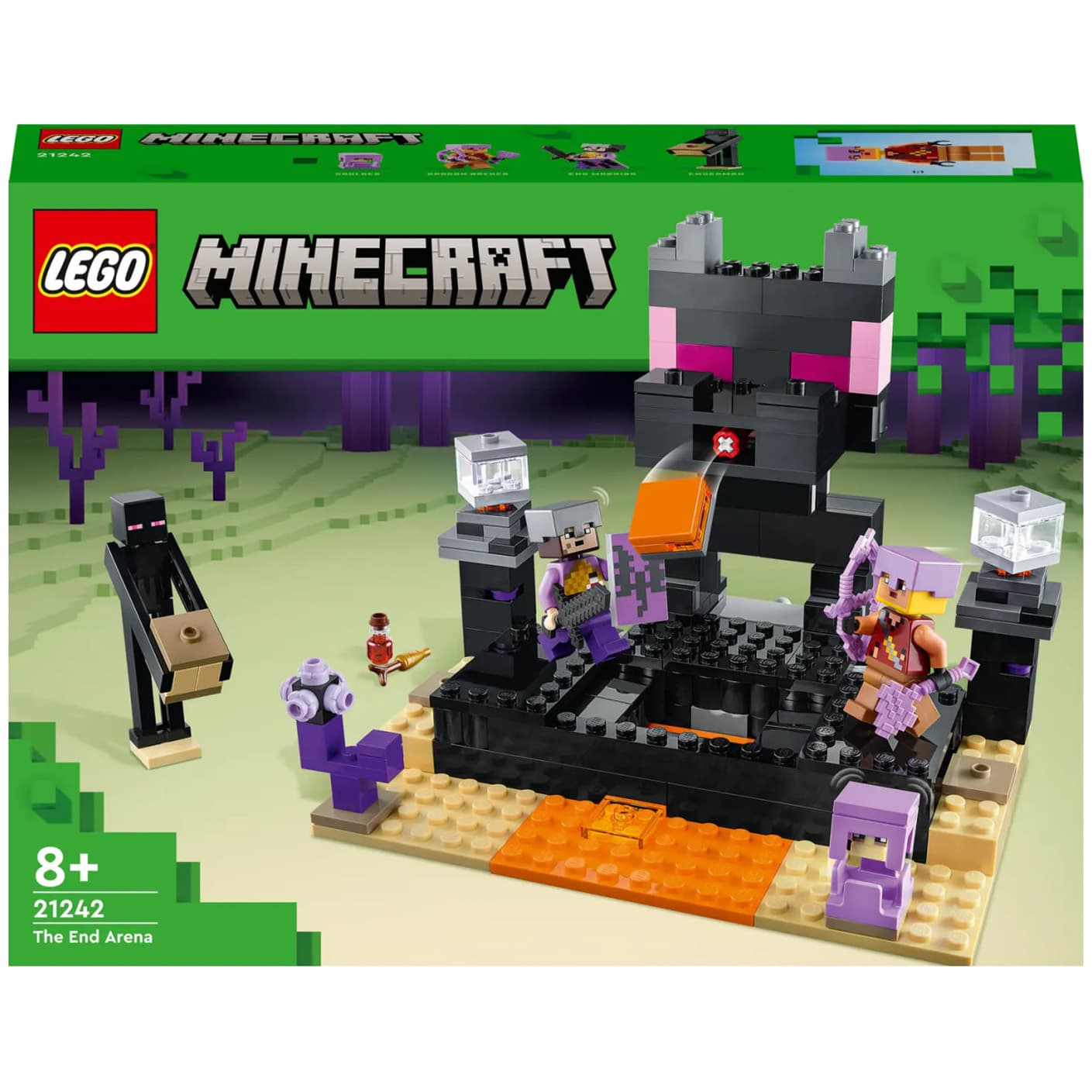 Конструктор Lego Minecraft Конечная арена 252дет 21242 Конструктор Lego Minecraft Конечная арена 252дет 21242