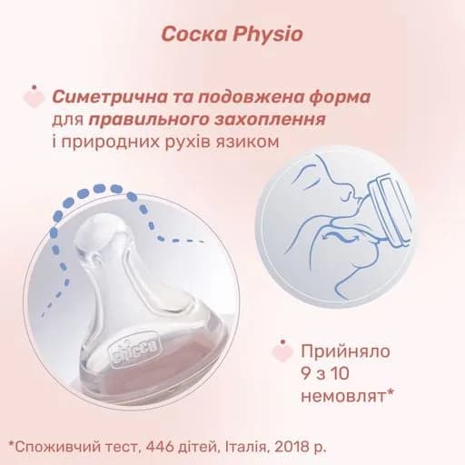 Бутылочка пластиковая Chicco Perfect Easy 150мл, соска силиконовая, медленный поток 0+ 20241.30 фото 4