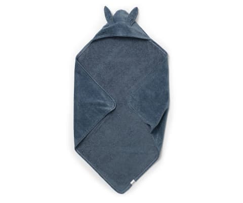 Дитячий рушник з кутиком Elodie Details Tender Blue Bunny 80х80 см 06233 Дитячий рушник з кутиком Elodie Details Tender Blue Bunny 80х80 см 06233