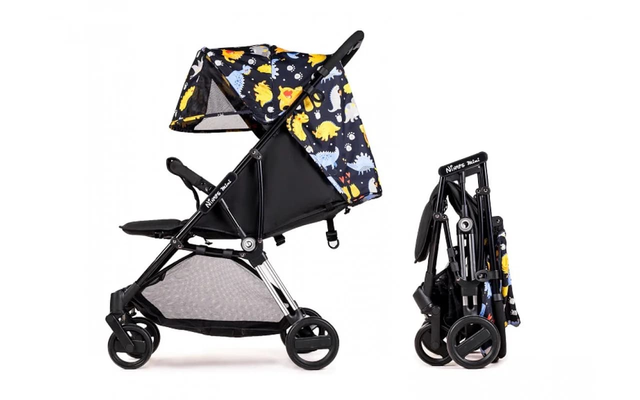 Коляска прогулочная Ninos Mini 2 Blue Dino NM2020BD фото 3 Коляска прогулочная Ninos Mini 2 Blue Dino NM2020BD фото 3