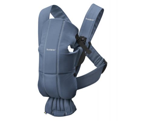 Рюкзак-кенгуру BabyBjorn Mini Cotton 0746 Navy Blue
