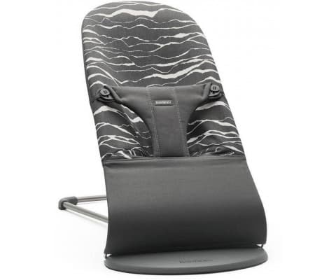 Шезлонг BabyBjorn Bouncer Bliss Cotton 60273 Antracyt Landscape Print