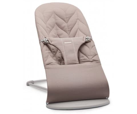 Шезлонг BabyBjorn Bouncer Bliss Woven Petal 63175 Quilt Sand Grey