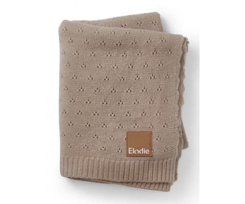 Акриловый плед для новорожденных Elodie Details Tender Taupe 75х100 см 22844