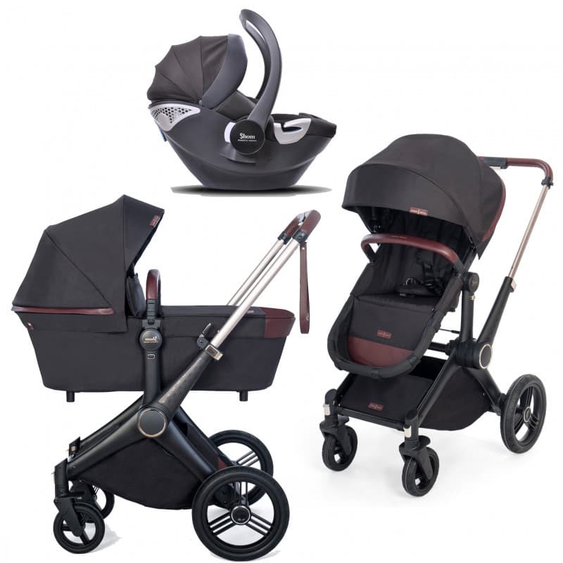 Коляска универсальная 3в1 Shom Roberto Verino Elegance 0218/0126 Midnight Black