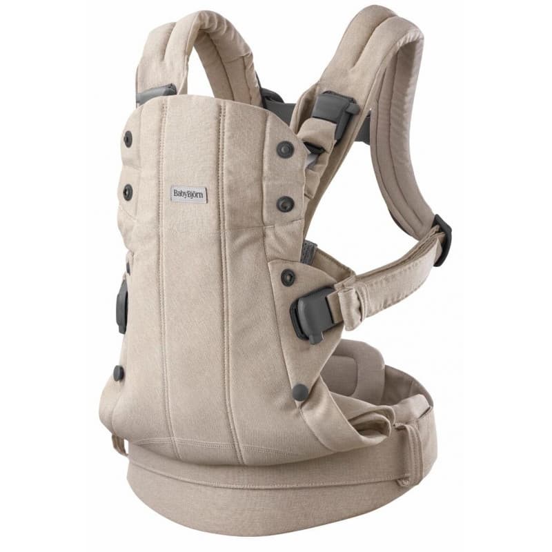 Рюкзак-кенгуру BabyBjorn Harmony Woven Light Beige 80321