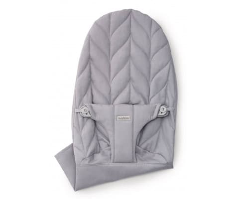 Сменный текстиль для шезлонга BabyBjorn 22247 Woven/Petal Quilt Light Gray