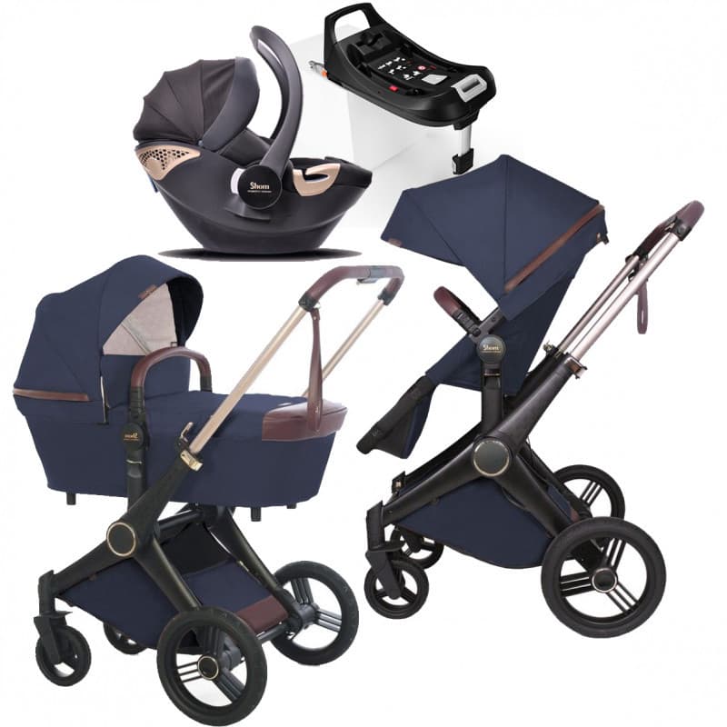 Коляска универсальная 4в1 Shom Roberto Verino Elegance 0320/2517/0017 Navy Blue