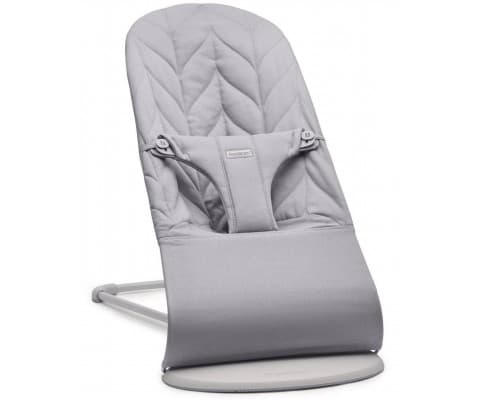 Шезлонг BabyBjorn Bouncer Bliss Woven Petal Quilt 2246 Light Grey