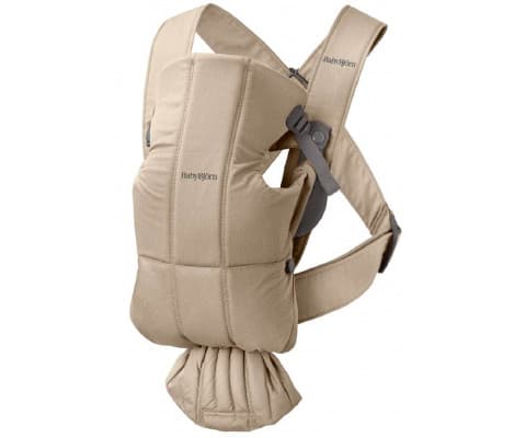 Рюкзак-кенгуру BabyBjorn Mini Woven 10265 Light Beige
