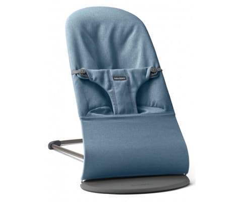 Шезлонг BabyBjorn Bouncer Bliss Woven 60334 Navy Blue