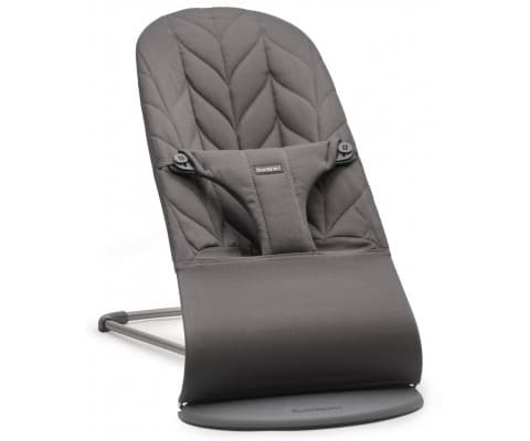 Шезлонг BabyBjorn Bouncer Bliss Cotton Petal Quilt 1263 Antracyt