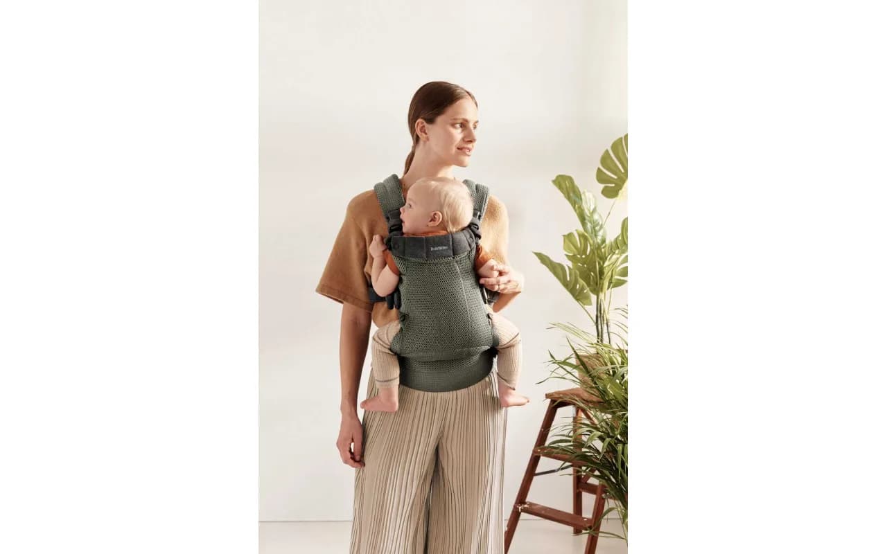Рюкзак-кенгуру BabyBjorn Harmony Mesh 3D 0475 Dark Green фото 2