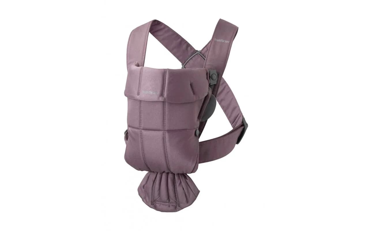 Рюкзак-кенгуру BabyBjorn Mini Cotton 0340 Dark Purple фото 3 Рюкзак-кенгуру BabyBjorn Mini Cotton 0340 Dark Purple фото 3
