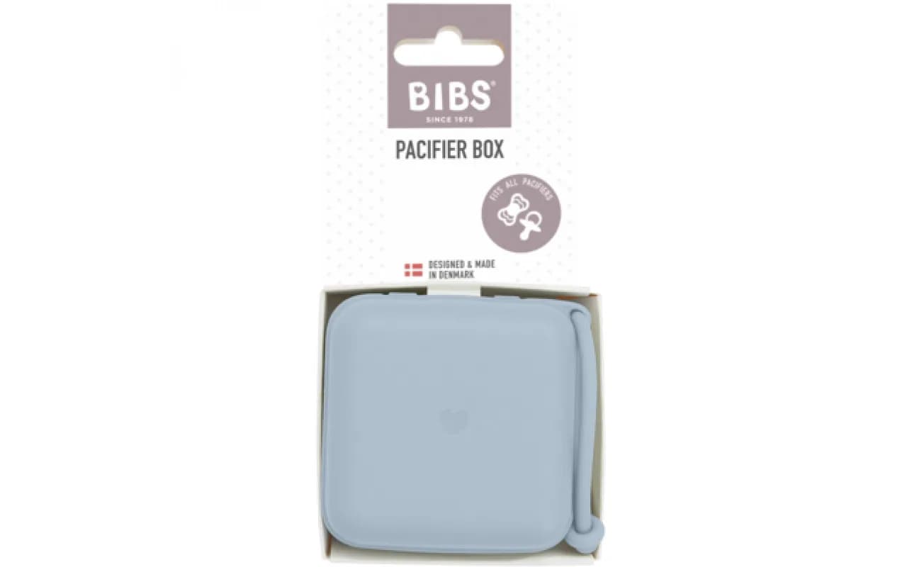 Контейнер для пустышек BIBS Pacifier Box Baby Blue 4200231 фото 3