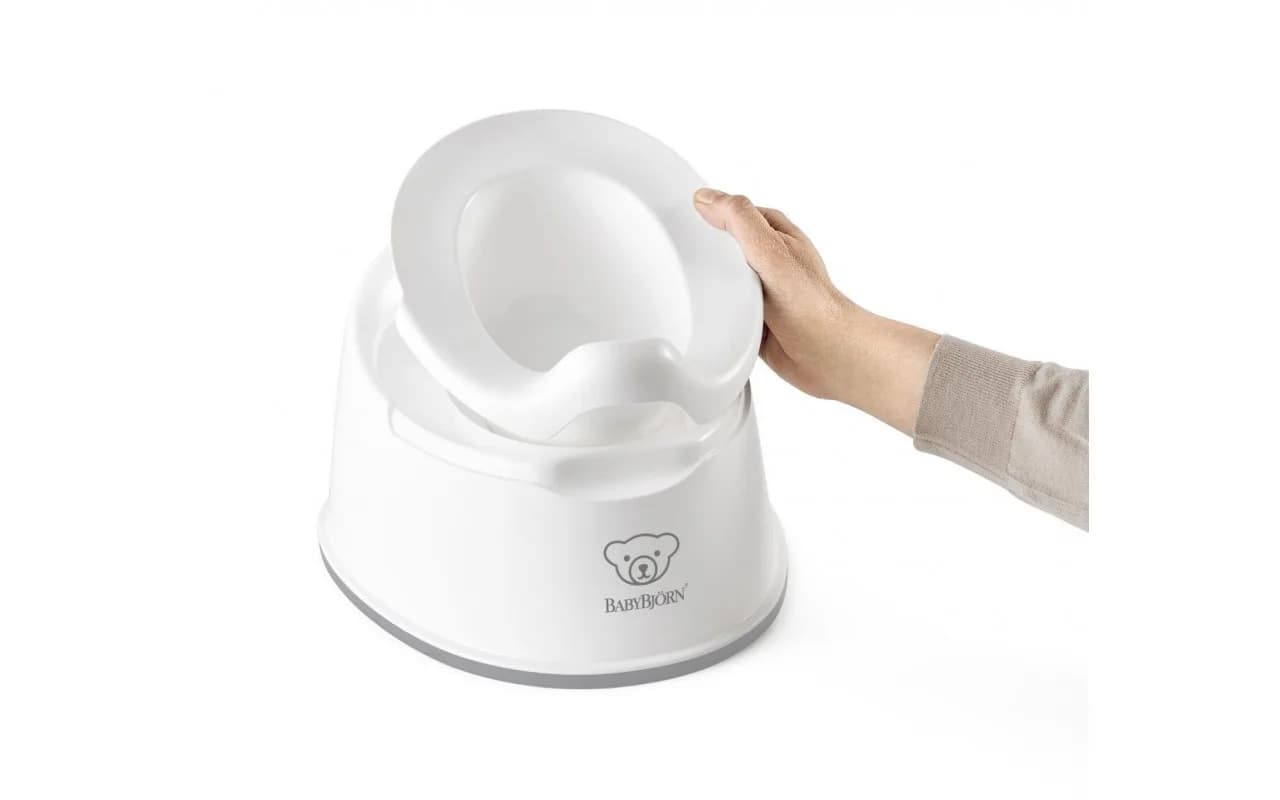 Горщик BabyBjorn Smart Potty 2215 White фото 2 Горщик BabyBjorn Smart Potty 2215 White фото 2