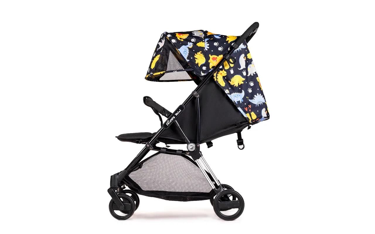 Коляска прогулочная Ninos Mini 2 Blue Dino NM2020BD фото 4 Коляска прогулочная Ninos Mini 2 Blue Dino NM2020BD фото 4