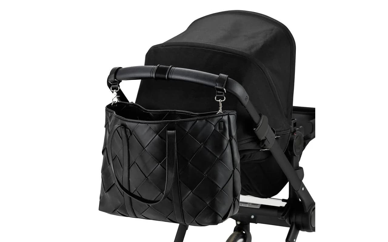 Сумка для мамы Elodie Details Tote Braided Leather 11886 фото 3 Сумка для мамы Elodie Details Tote Braided Leather 11886 фото 3
