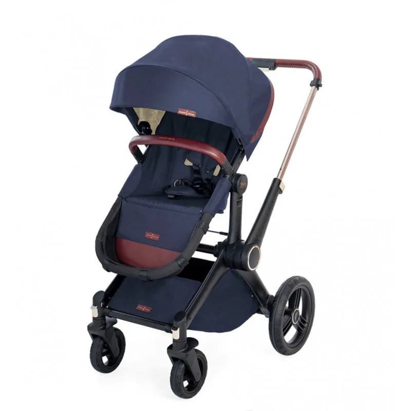 Коляска универсальная 2в1 Shom Roberto Verino Elegance 0320 Navy Blue фото 2 Коляска универсальная 2в1 Shom Roberto Verino Elegance 0320 Navy Blue фото 2