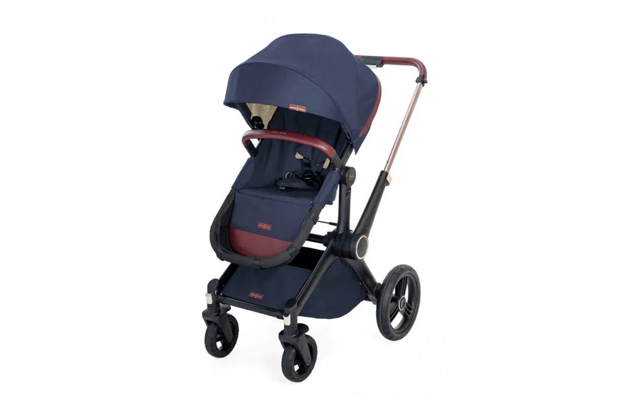 Коляска універсальна 3в1 Shom Roberto Verino Elegance 0320/2517 Navy Blue фото 3