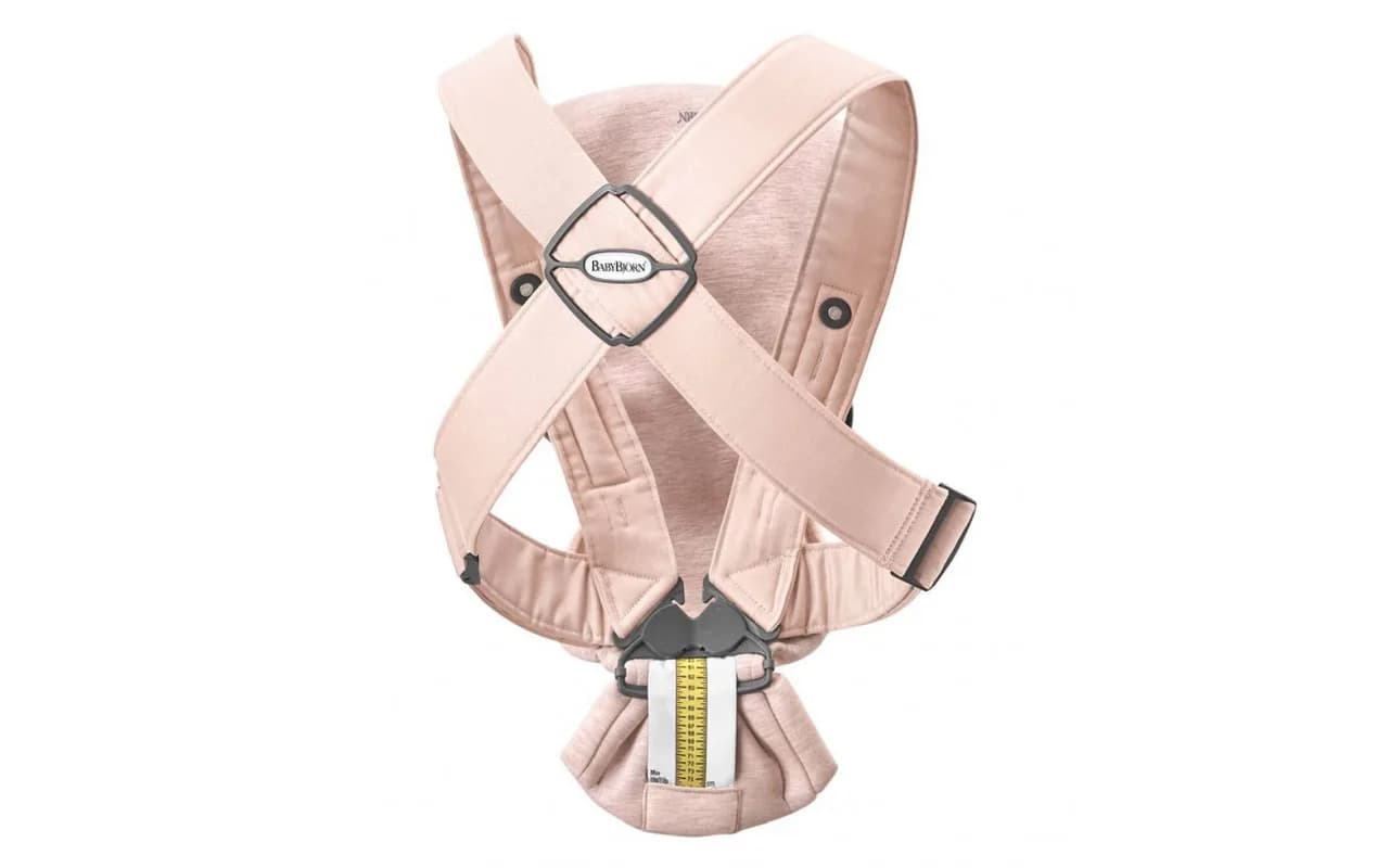 Рюкзак-кенгуру BabyBjorn Mini 3D Jersey 0777 Light Pink фото 3