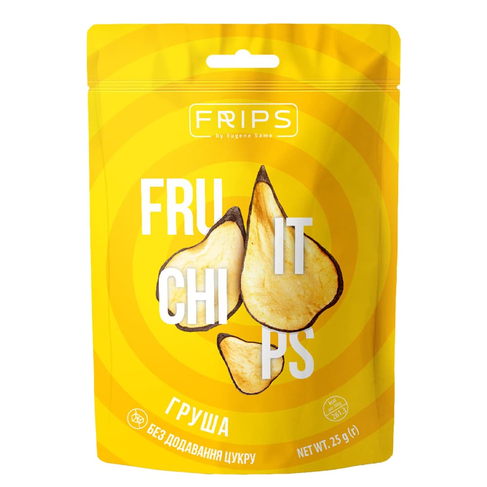 Чипсы фруктовые из груши Frips 25г 165010 Чипсы фруктовые из груши Frips 25г 165010