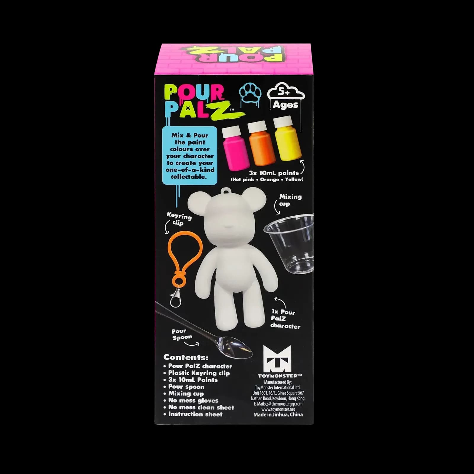 Набір для творчості ToyMonster Брелок Ведмедик GS-G08162 фото 12 Набір для творчості ToyMonster Брелок Ведмедик GS-G08162 фото 12