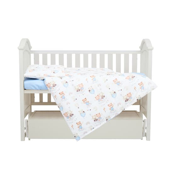 Змінний комплект Twins Satin Limited Bear & Fox 4од 3026-TSL-36 Змінний комплект Twins Satin Limited Bear & Fox 4од 3026-TSL-36