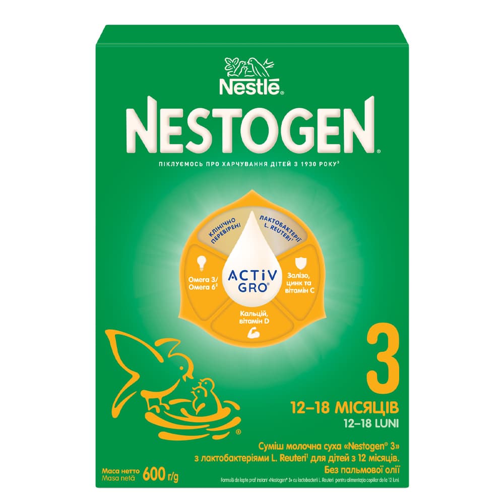Смесь Nestle Нестожен-3 600г 711182 Смесь Nestle Нестожен-3 600г 711182