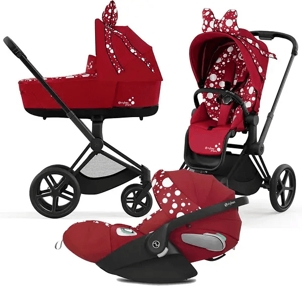 Коляска универсальная 3в1 Cybex Priam 4.0 by Jeremy Scott Petticoat/Matt Black/Cloud Z-iSize 521001851/3