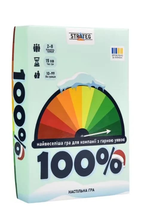 Гра настільна Strateg 100% розважальна 30802 фото 2 Гра настільна Strateg 100% розважальна 30802 фото 2