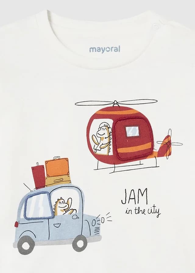 Футболка дл.рук."Вертолёт" мальчик Mayoral 2038 фото 2 Футболка дл.рук."Вертолёт" мальчик Mayoral 2038 фото 2