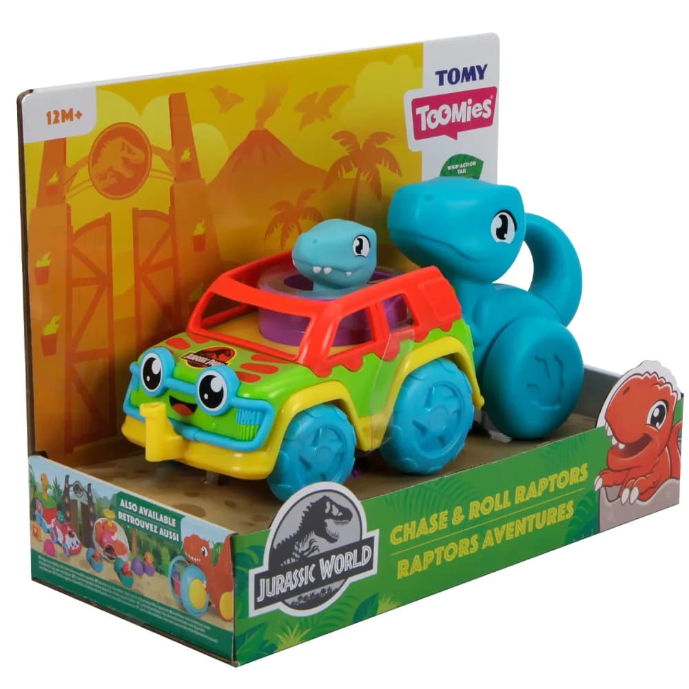 Іграшка розвиваюча TOMY Toomies Діномашинка E73251 фото 7
