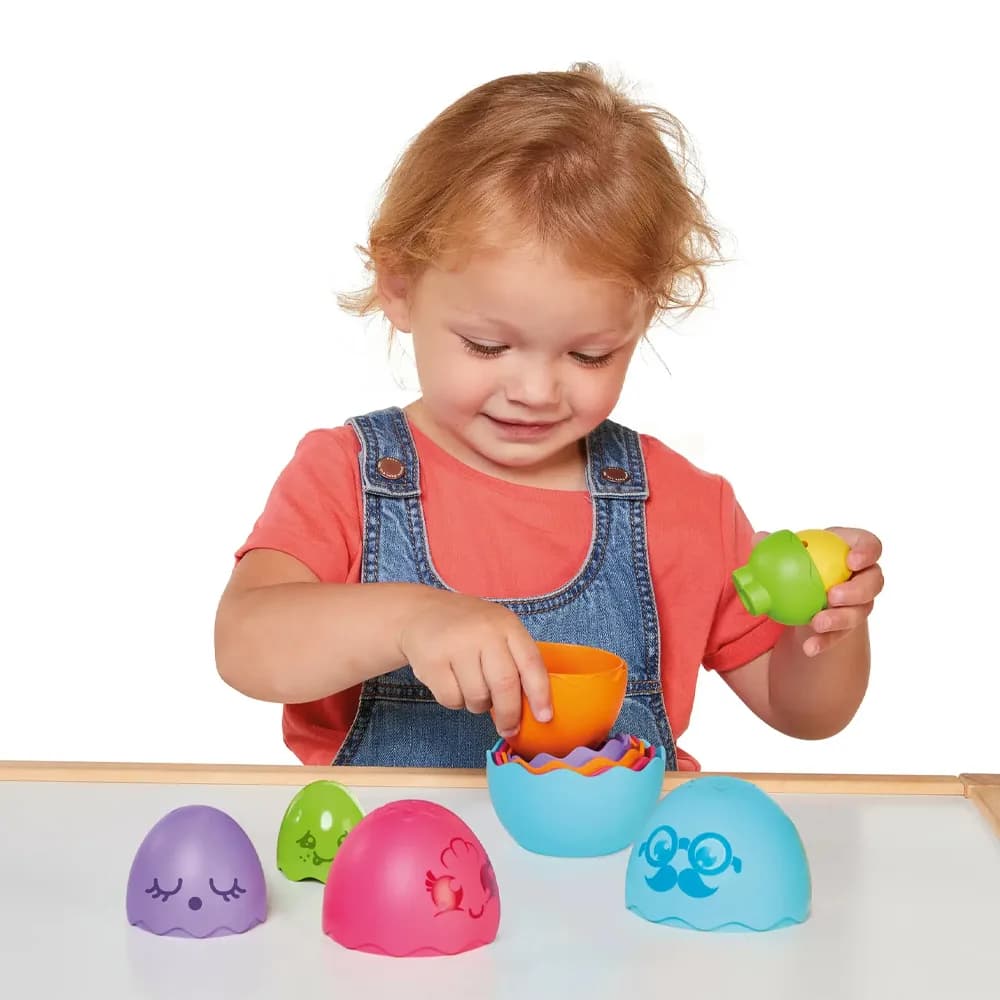 Сортер TOMY Toomies Цветные яйца 5в1 E73564 фото 6 Сортер TOMY Toomies Цветные яйца 5в1 E73564 фото 6