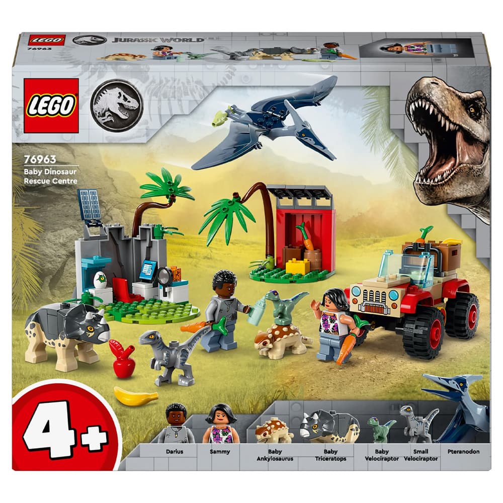 Конструктор Lego Jurassic World Центр порятунку малюків динозаврів 139дет 76963 Конструктор Lego Jurassic World Центр порятунку малюків динозаврів 139дет 76963