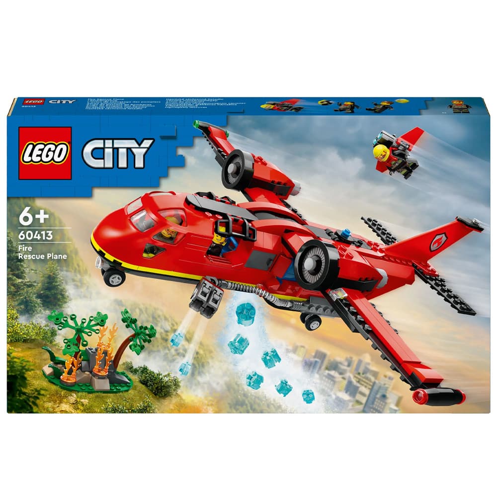 Конструктор Lego City Пожарный спасательный самолет 478дет 60413 Конструктор Lego City Пожарный спасательный самолет 478дет 60413