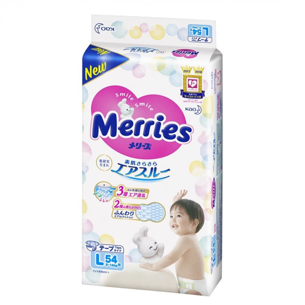 Підгузники Merries L 54шт 563798 Підгузники Merries L 54шт 563798